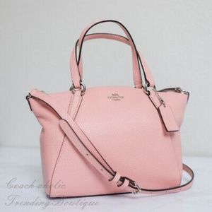 NWT Pink Coach Mini Kelsey Bag